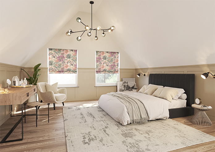 Spring Garden, Khaki - Roman Blind - Image 6